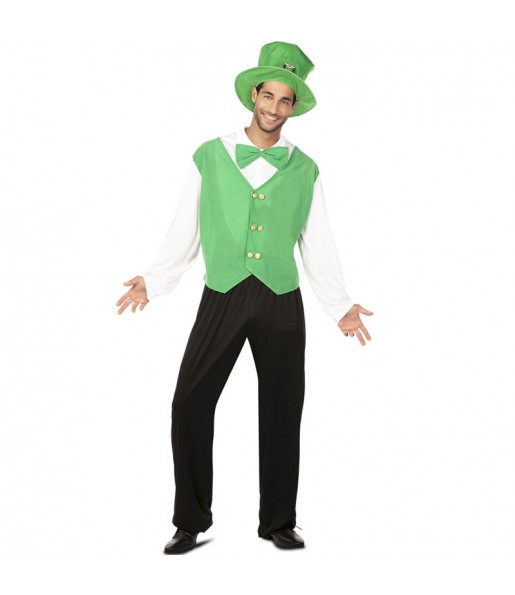 Irisches Grüner Kobold Kostüm für Herren