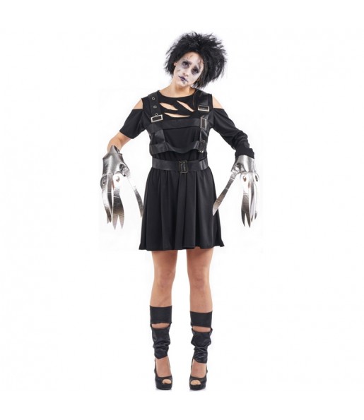 Edward mit den Scherenhänden Kostüm Frau für Halloween Nacht