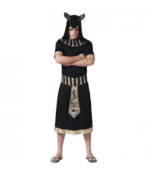 Schwarzer Ägyptischer Pharao Kostüm für Herren