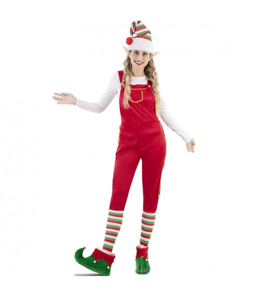 Die Elfe vom Weihnachtsmann Kostüm für Damen