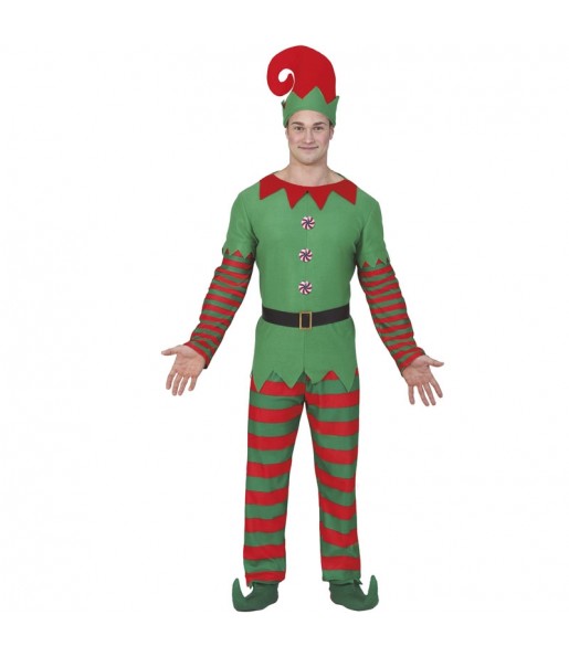 Weihnachtsmann Elf Kostüm für Herren