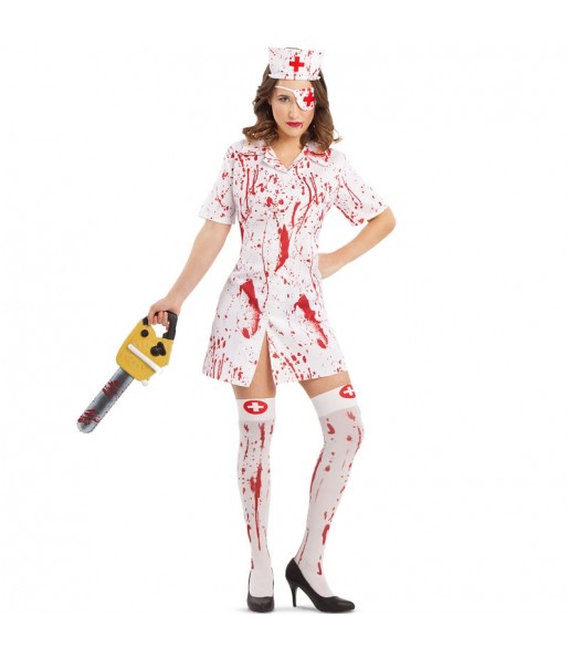 Blutige Krankenschwester Kostüm für Frauen
