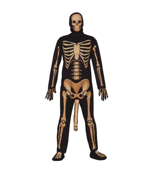 Verkleidung Gut ausgestattetes Skelett Erwachsene für einen Halloween-Abend