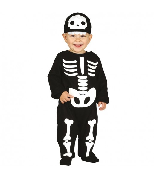 Klassisches Skelett Babykostüm