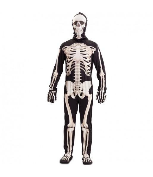 Deluxe Deluxe Skelett Kostüm für Männer