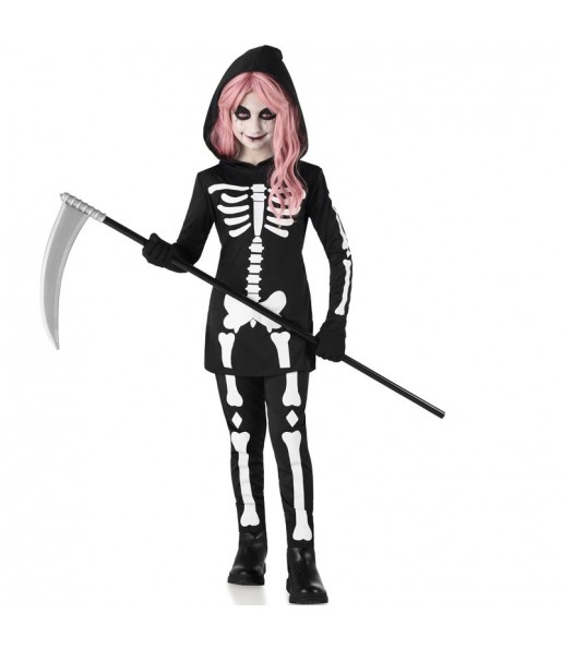 Skelett Nacht der Säuberung Kostüm für Mädchen