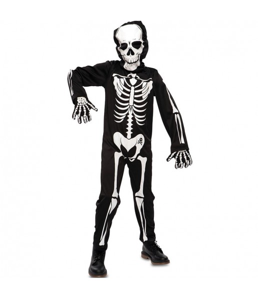 Zombie Skelett Kostüm für Jungen