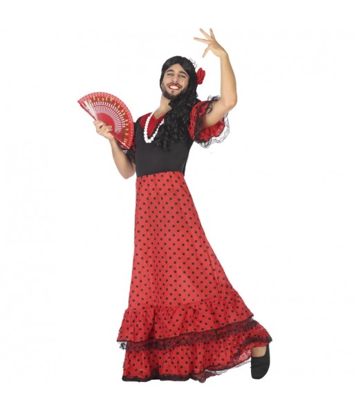 Flamencotänzerin Kostüm für Herren