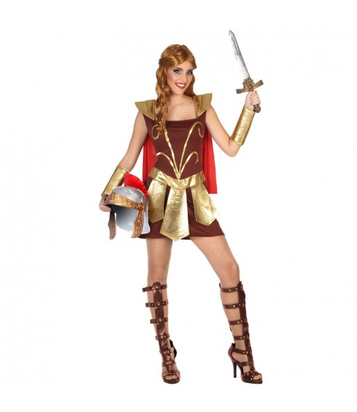 Kostüm Sie sich als Römische Gladiatorin Kostüm für Damen-Frau für Spaß und Vergnügungen