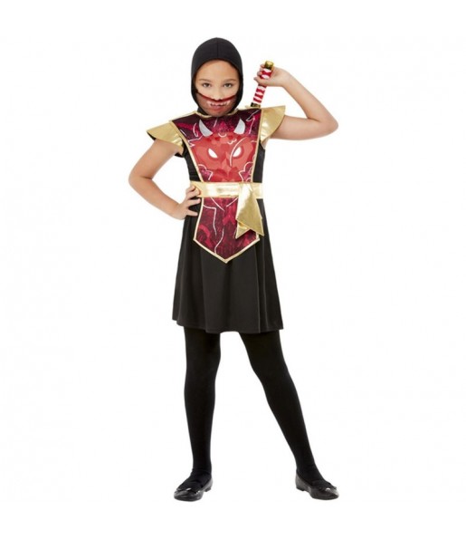 Ninja Kriegerin Kostüm für Mädchen
