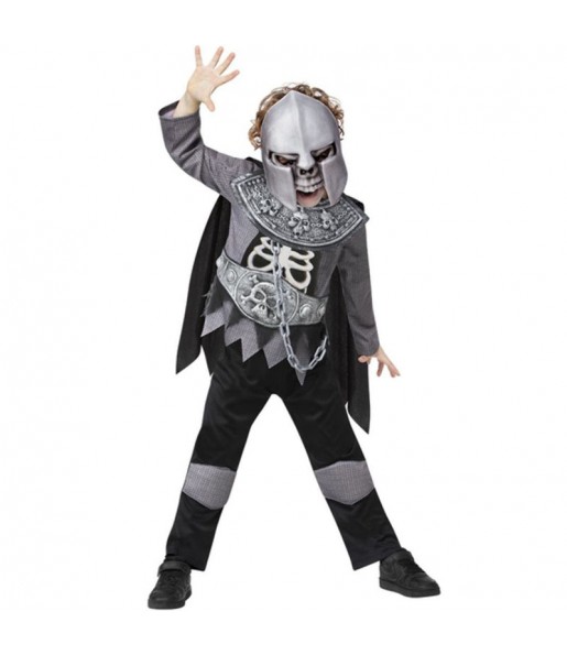 Skelett-Krieger Kostüm für Jungen