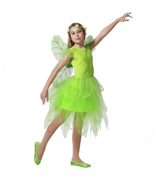 Grüne Fee Kostüm für Mädchen