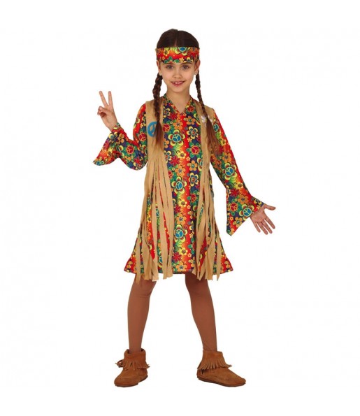 Hippie 60's Kostüm für Mädchen
