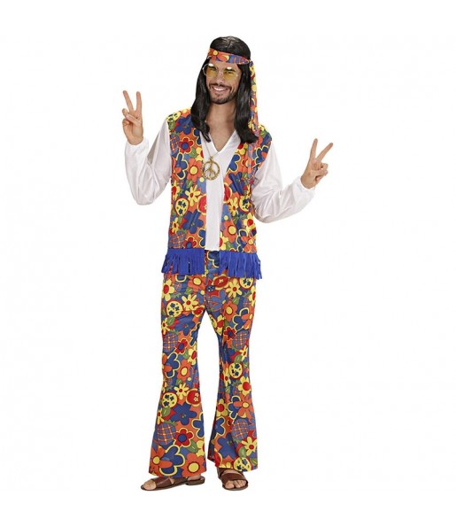 Hippie-Reggae Kostüm für Herren