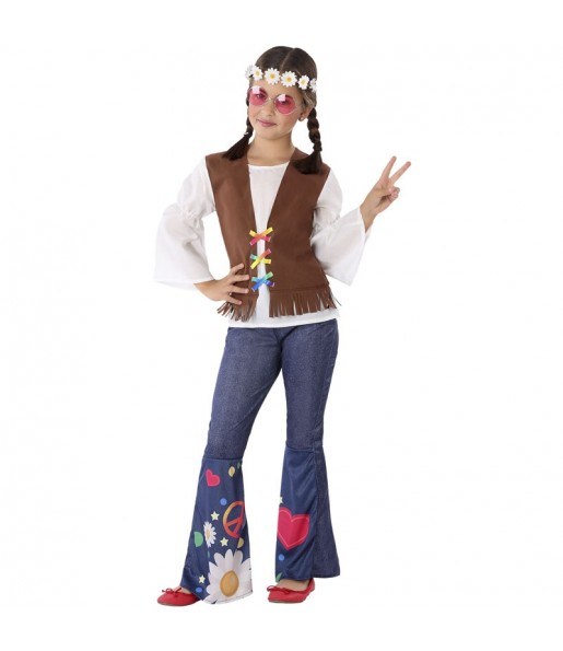 60er Hippie Mädchenverkleidung, die sie am meisten mögen