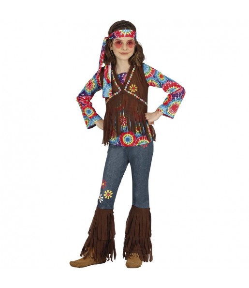 Hippie-Woodstock Kostüm für Mädchen
