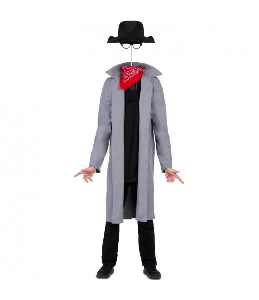 Unsichtbarer Mann mit Trenchcoat Kostüm für Herren