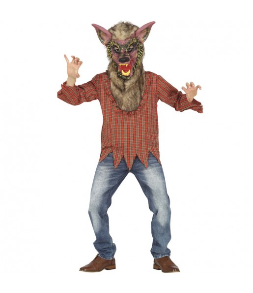 Schrecklicher Werwolf Kostüm für Jungen