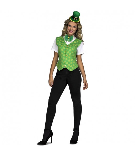 Kostüm Sie sich als Irischer Heiliger Patrick Kostüm für Damen-Frau für Spaß und Vergnügungen