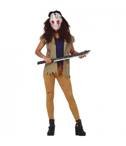 Jason Freitag der 13 Kostüm Frau für Halloween Nacht