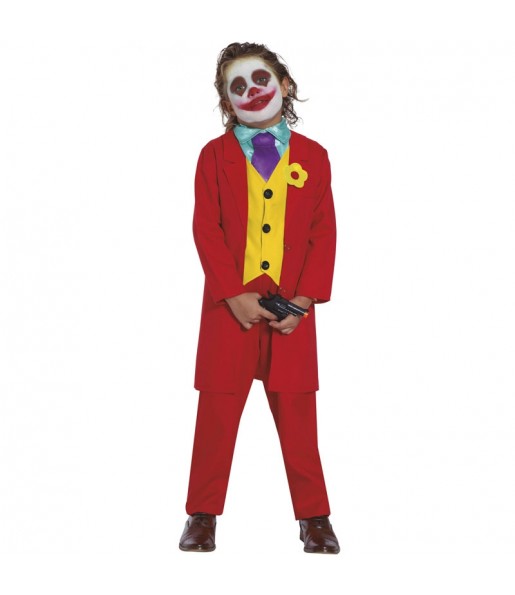 Joker Joaquín Phoenix Kinderverkleidung für eine Halloween-Party