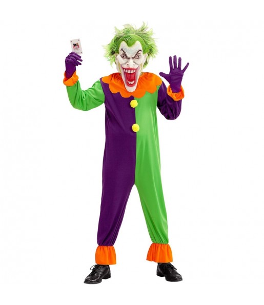 Böser Joker Kostüm für Jungen