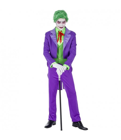 Verkleidung Superschurke Joker Erwachsene für einen Halloween-Abend