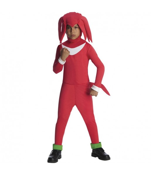 Knuckles Sonic Kostüm für Jungen