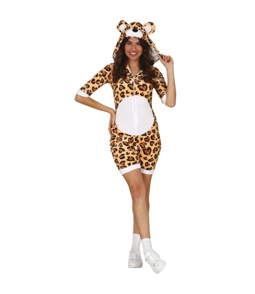 Sommer-Leopard Kostüm für Damen