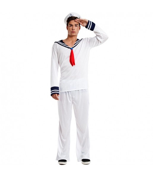 Eleganter Seemann Erwachseneverkleidung für einen Faschingsabend