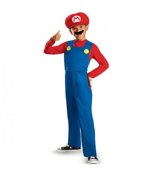 Mario Bros Nintendo Kostüm für Kinder