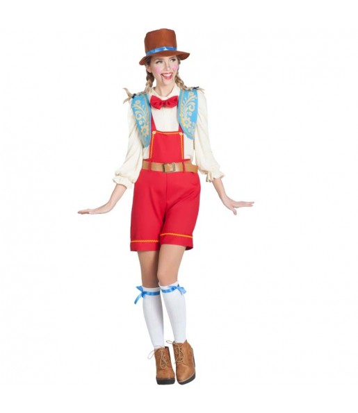 Kostüm Sie sich als Marionette Pinocchio Kostüm für Damen-Frau für Spaß und Vergnügungen