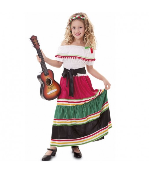Traditioneller Mexikaner Mädchenverkleidung, die sie am meisten mögen
