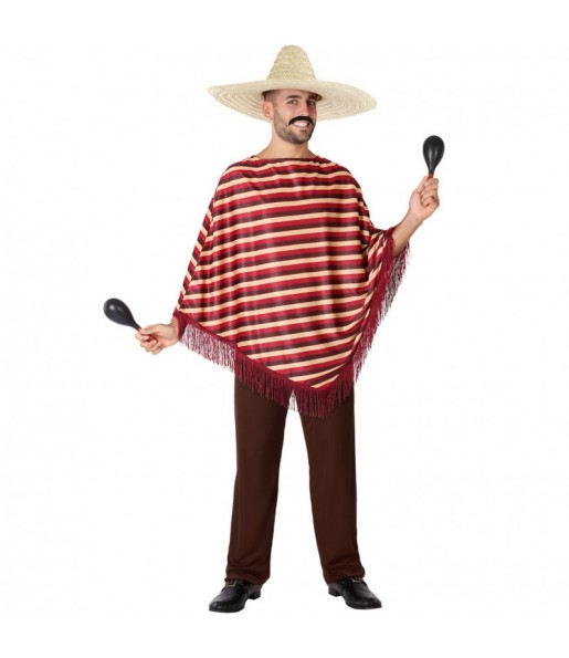 Mexikanisch gestreift Kostüm für Herren