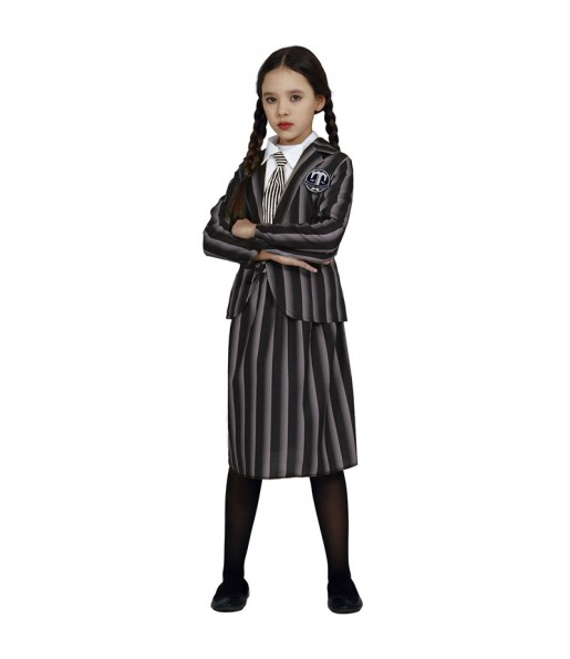 Wednesday Addams in Nevermore Kostüm für Mädchen