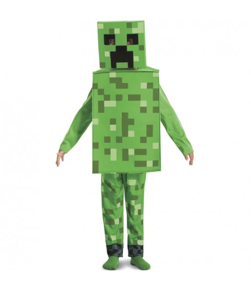 Creeper aus dem Minecraft-Videospiel Kostüm für Jungen