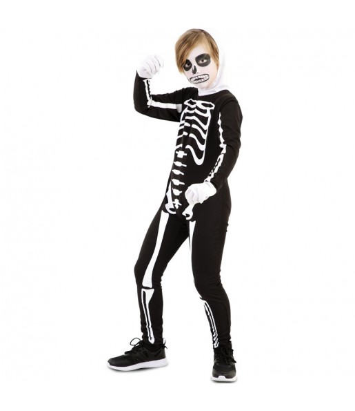 Mister Skelett Kostüm für Jungen