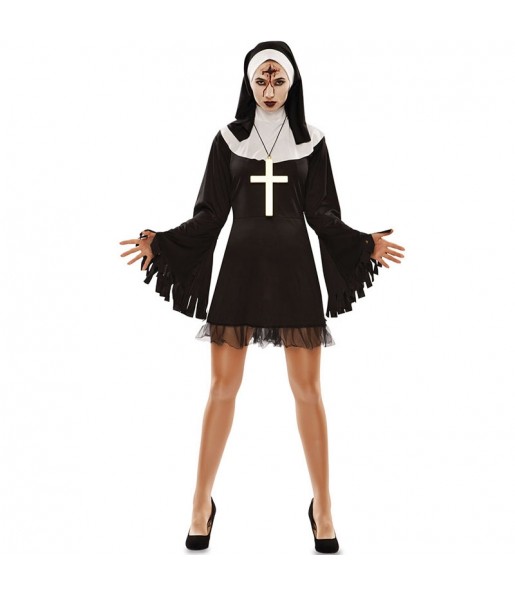 Religiöse Nonne Kostüm für Damen