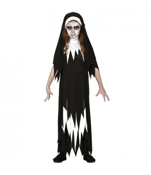 Verkleiden Sie die Nonne ValakMädchen für eine Halloween-Party