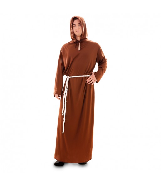 Brauner Mönch Erwachseneverkleidung für einen Faschingsabend