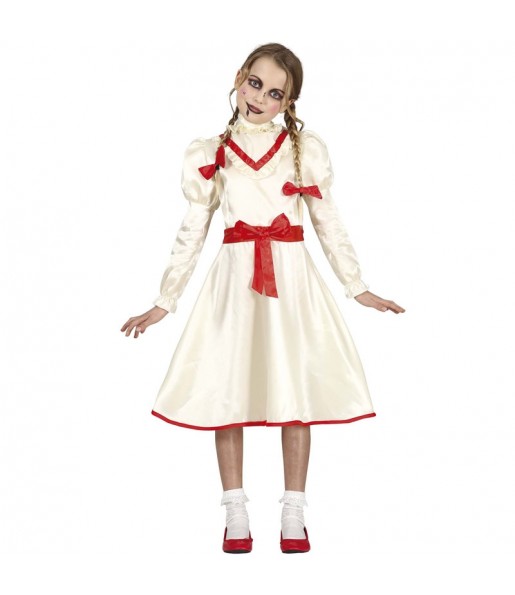 Annabelle Puppe Kostüm für Mädchen