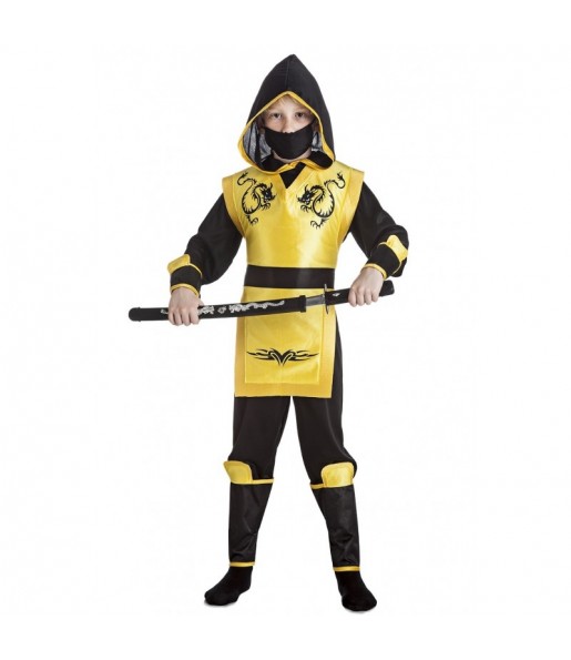 Gelber Ninja Kinderverkleidung, die sie am meisten mögen