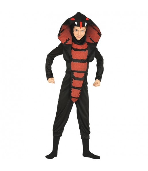 Ninja Kobra Kinderverkleidung für eine Halloween-Party