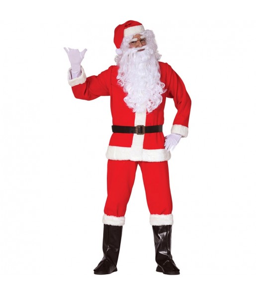 Deluxe Weihnachtsmann Kostüm für Männer