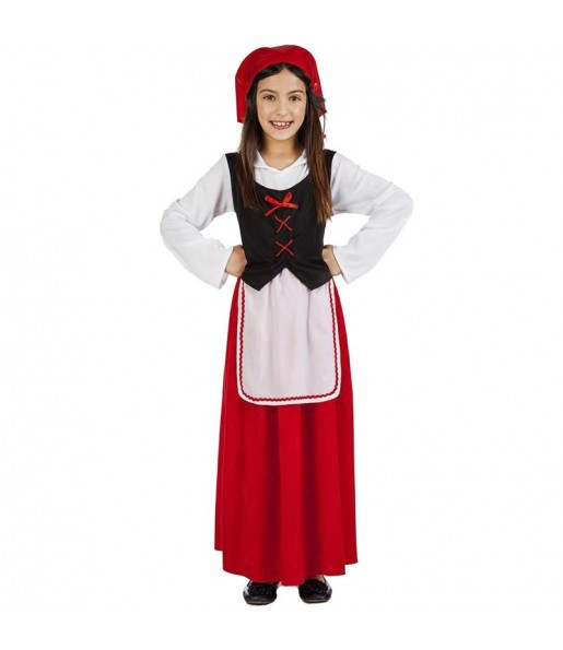 Pastorin Kostüm für Mädchen