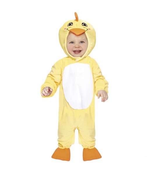 Gelbe Ente Kostüm für Babys