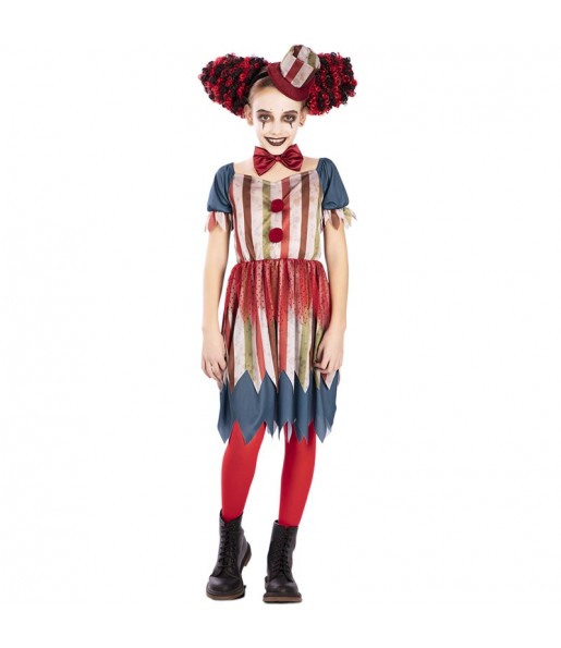 Zirkus des Schreckens Clown Kostüm für Mädchen