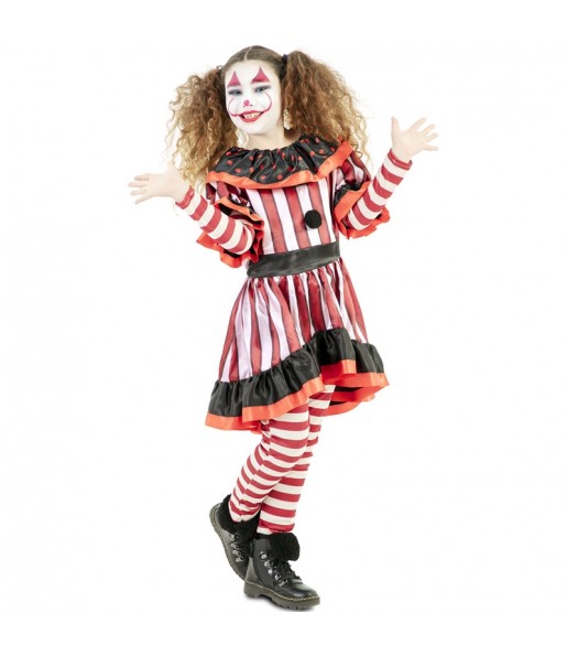 Grausamer Clown Kostüm für Mädchen