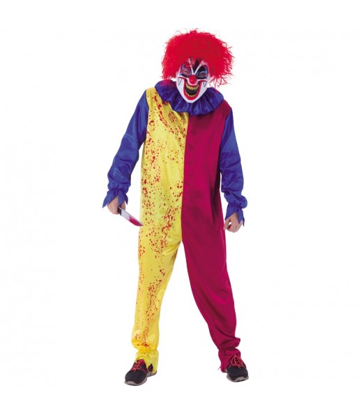 Verkleidung Killer Clown Youtube Erwachsene für einen Halloween-Abend