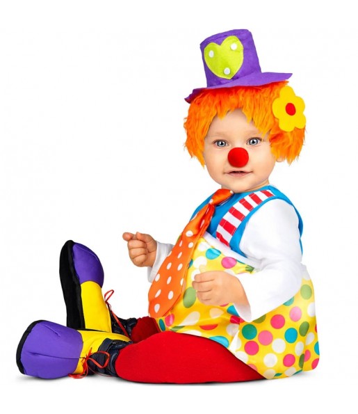 Lustiges Clown Kostüm für Babys perfil